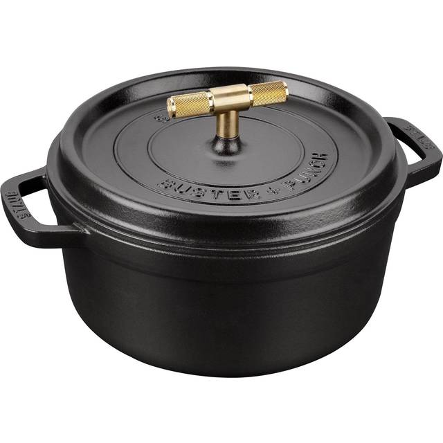 Billede af Staub La Cocotte Buster + Punch Støbejernsgryde med låg 24cm