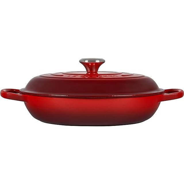 Billede af Le Creuset Cerise Signature Cast Iron Round med låg 30cm